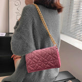 Velet Chain Handbag Purses Women Shoulder Bags Flap Crossbody Bags