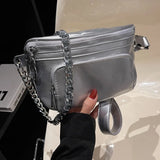 Leather Waist Bag Women High Fanny Pack Female Chest Bags Belt Bag