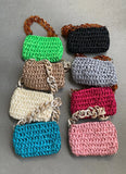 Acrylic Chain Crossbody Bag Flap Handbag for Women