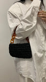 Acrylic Chain Crossbody Bag Flap Handbag for Women