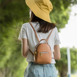 Women Mini Soft Touch Multi-Function Backpack