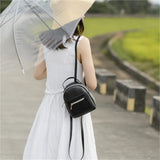 Women Mini Soft Touch Multi-Function Backpack