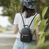 Women Mini Soft Touch Multi-Function Backpack