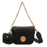 2 Pc Set Crossbody Bags For Women - Long Strap Satchel Lady Tote