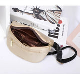 Women Waist Bag Pu Leather Chest Bag Female Fanny Pack Ladies Crossbody Shoulder