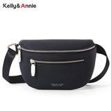 Women Waist Bag Pu Leather Chest Bag Female Fanny Pack Ladies Crossbody Shoulder