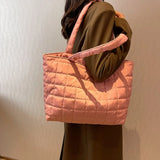 Autumn Winter Women Tote Bag High Nylon Female Handbags