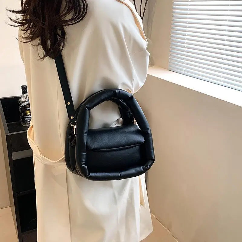 Women's Small Tote Bag Autumn Winter Shoulder Bags Pu Leather Crossbody Bag