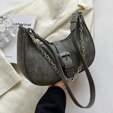 Women's Small Underarm Bag Shoulder Bags Pu Leather Crossbody Bag