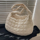 Women's Tote Bag Autumn Winter Lady Shoulder Bag High Cotton Handbags