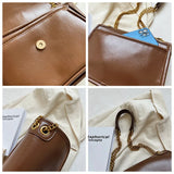 Winter Shoulder Bag High Leather Handbags Large Capacity Shopper Bag