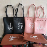 Women's Large Capacity Tote Bag Autumn Summer Shoulder Handbag Lady Shopper