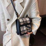 Wool Women's Shoulder Bag Crossbody Handbag