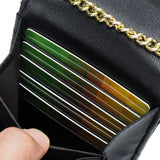 Diamond Lattice Wallet Mini Shoulder Bag Chain Mobile Clutch Messenger Bag