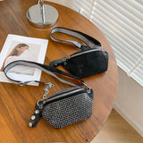 Diamond Waist Bags Chain Fanny pack Phone Pack Woman Shoulder Crossbody Chest Ba