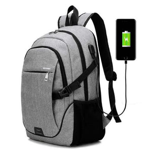 USB Charge Oxford Backpack Laptop Bag for Teenagers Men Women