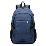 USB Charge Oxford Backpack Laptop Bag for Teenagers Men Women