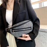 Diamond Studded Women's Fanny Pack Belt Bag