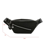 Diamond Studded Women's Fanny Pack Belt Bag
