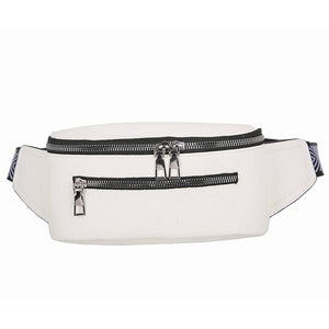 Leather Waist Pack Hip Pack Women Shoulder Bag Crossbody Chest Bag