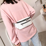 Leather Waist Pack Hip Pack Women Shoulder Bag Crossbody Chest Bag