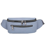 Leather Waist Pack Hip Pack Women Shoulder Bag Crossbody Chest Bag