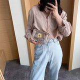 Acrylic Flower Shoulder Bag Transparent Jelly Bag For Girl