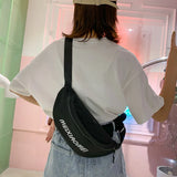 Canvas Waist Bag Lady Chest Bag Female Crossbody Bag Shoulder Bag