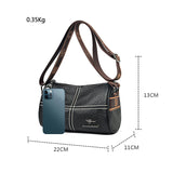 Quilted Sling Handbags Leather Pillow Tote Lady Shoulder Crossbody Bags