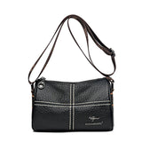 Quilted Sling Handbags Leather Pillow Tote Lady Shoulder Crossbody Bags