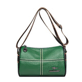 Quilted Sling Handbags Leather Pillow Tote Lady Shoulder Crossbody Bags