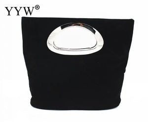 Purple Flannelette Women Handbags Bucket Bag Crossbody Casual Bag
