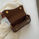 Flap Saddle Bag Small Crossbody Purse Women's Shoulder Handbag