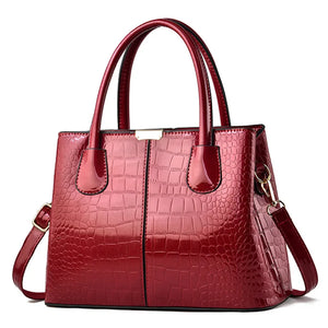 Temperament Women's Stone Pattern Shoulder Bag