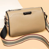 Vintage Leather Crossbody Bag for Women Small Shoulder Bags