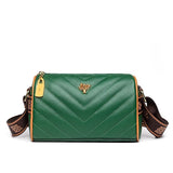 Quilted Sling Messenger Purses And Handbags For Women Leather Casual Vintage