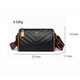 Quilted Sling Messenger Purses And Handbags For Women Leather Casual Vintage