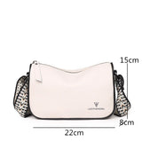 Casual Vintage Leather Sling Handbag for Women