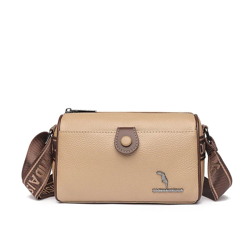 Leather Sling Handbags Vintage Shoulder Messenger Bags for Women