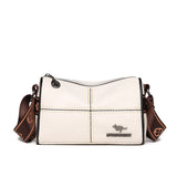Plaid Casual Leather Handbag Vintage Lady Tote Shoulder Bag