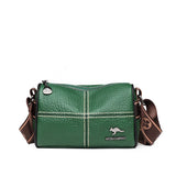 Vintage Plaid Tote Shoulder Bag Leather Handbag