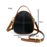 Vintage Leather Sling Purse Shoulder Bag for Women