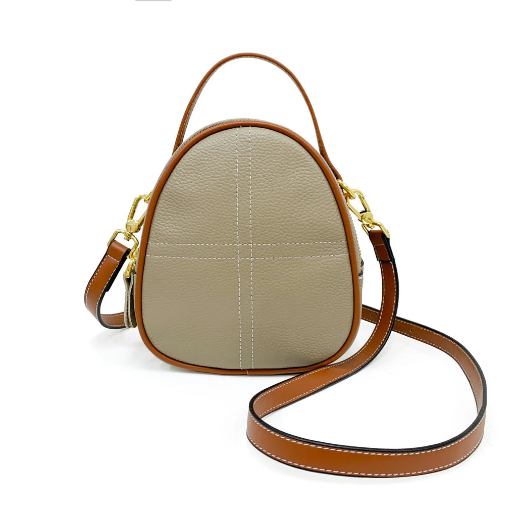 Vintage Leather Sling Purse Shoulder Bag for Women