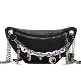 Waist Bag Female Chain Chest Bags Female Belt Bag High Messenger Bag