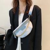 Premium Leather Female Belt Bag Fanny pack Lady Shoulder Crossbody Purse