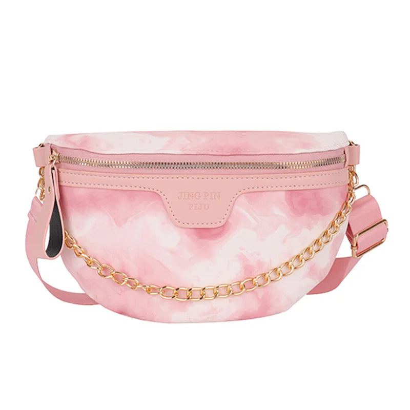 Premium Leather Female Belt Bag Fanny pack Lady Shoulder Crossbody Purse
