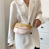 Premium Leather Female Belt Bag Fanny pack Lady Shoulder Crossbody Purse