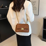 Square Flap Shoulder Bag Chain Crossbody Bag