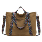 Canvas Tote Bag Large Capacity Shoulder Bag for Women