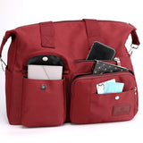 Waterproof Nylon Handbags Large Capacity Satchels